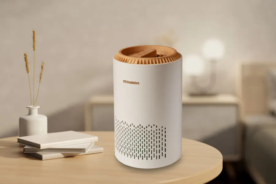 Dengan cakupan area yang luas, pembersih udara ini dapat membersihkan udara di seluruh ruangan secara efektif